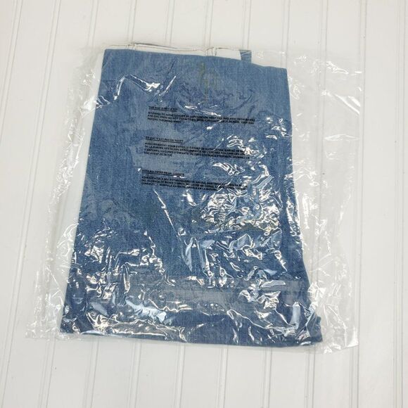 Free People x Sandrine Rose Wide Leg Color Block Retro Jeans in Milky Way - Picture 6 of 14